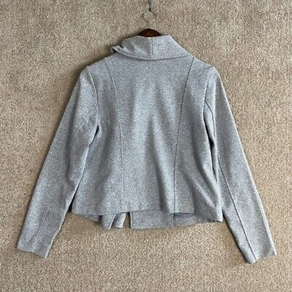 Banana Republic Gray Asymmetrical Moto Jacket - Picture 3 of 6